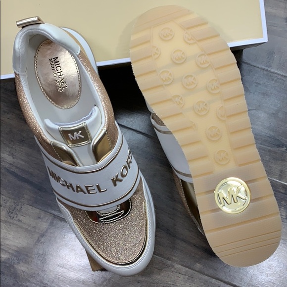MICHAEL KORS TEDDI TRAINER PIXIE FINE GLITTER - Picture 14 of 16